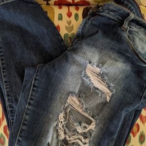 Distressed Jeans sz 18